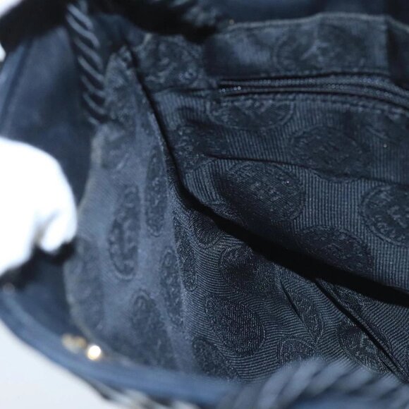 FENDI Shoulder Bag Leather Black Auth ti2515 - Picture 13 of 16